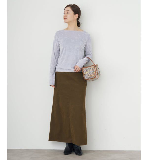 IENA「クラッシュベロアプルオーバー」|Tシャツ・カットソー|