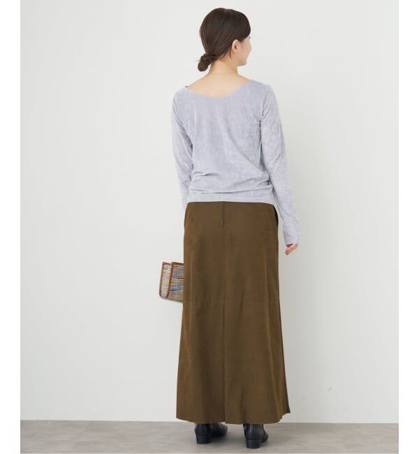 IENA「クラッシュベロアプルオーバー」|Tシャツ・カットソー|