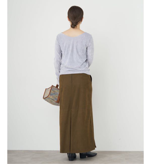 IENA「クラッシュベロアプルオーバー」|Tシャツ・カットソー|