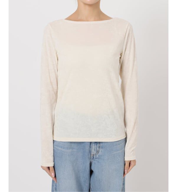 IENA「クラッシュベロアプルオーバー」|Tシャツ・カットソー|