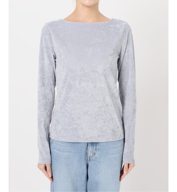 IENA「クラッシュベロアプルオーバー」|Tシャツ・カットソー|