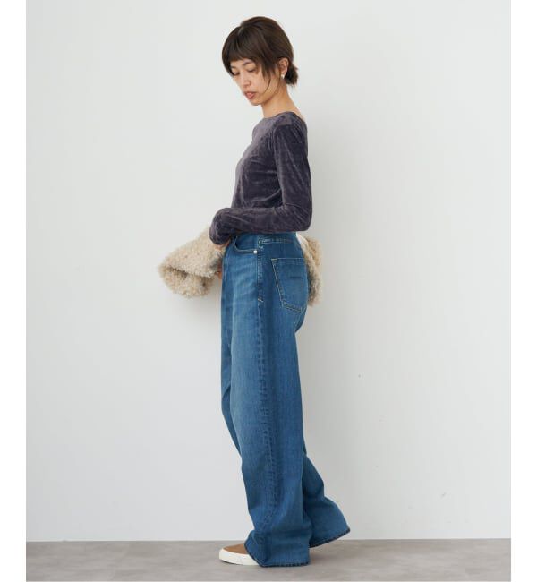 IENA「クラッシュベロアプルオーバー」|Tシャツ・カットソー|