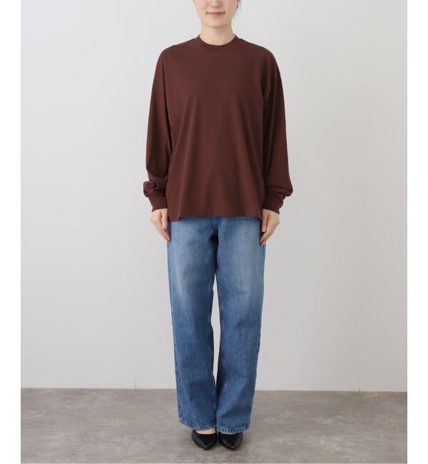 VERMEIL par iena「ATON エイトン FRESCA NUBUCK ロングスリーブTシャツ KKAGGW0604」|Tシャツ・カットソー|