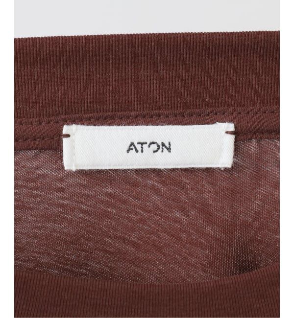 VERMEIL par iena「ATON エイトン FRESCA NUBUCK ロングスリーブTシャツ KKAGGW0604」|Tシャツ・カットソー|