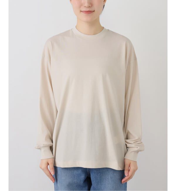 VERMEIL par iena「ATON エイトン FRESCA NUBUCK ロングスリーブTシャツ KKAGGW0604」|Tシャツ・カットソー|