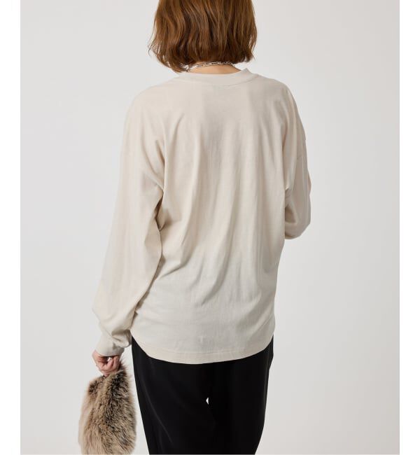 VERMEIL par iena「ATON エイトン FRESCA NUBUCK ロングスリーブTシャツ KKAGGW0604」|Tシャツ・カットソー|