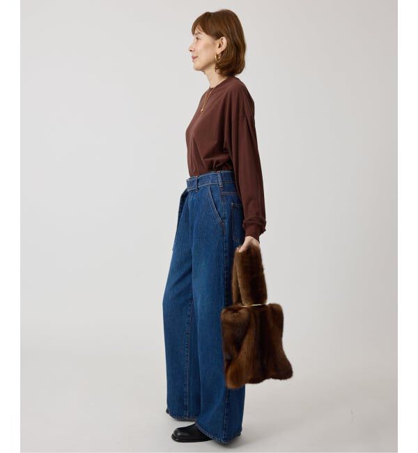 VERMEIL par iena「ATON エイトン FRESCA NUBUCK ロングスリーブTシャツ KKAGGW0604」|Tシャツ・カットソー|