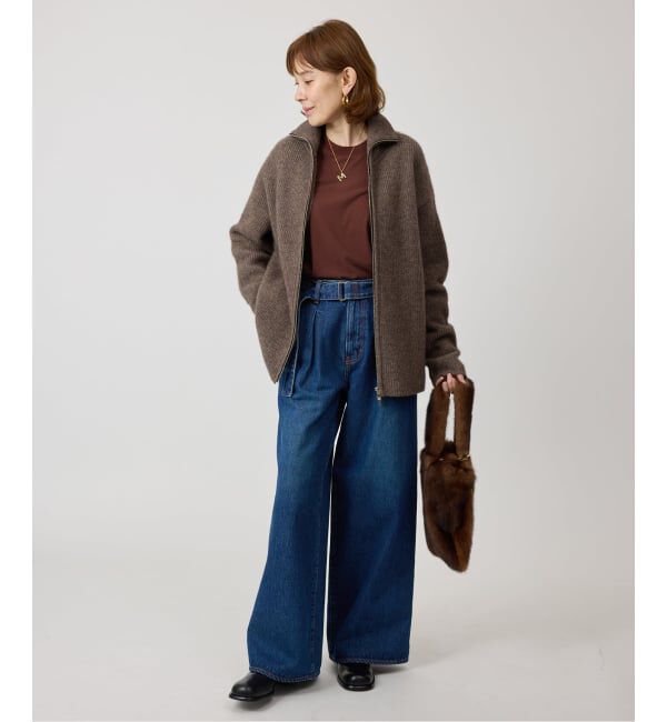 VERMEIL par iena「ATON エイトン FRESCA NUBUCK ロングスリーブTシャツ KKAGGW0604」|Tシャツ・カットソー|