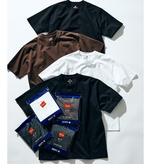 417 EDIFICE「HANES / ヘインズ 417別注 BEEFY-T / ビーフィーTシャツ」|Tシャツ・カットソー|