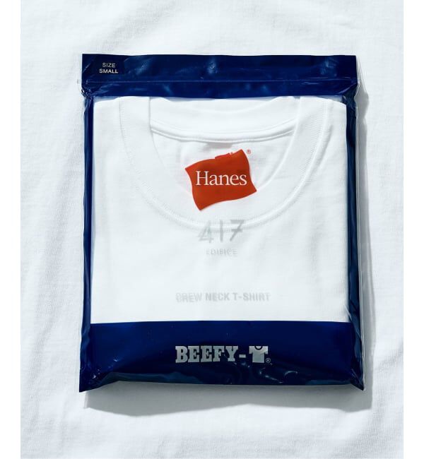 417 EDIFICE「HANES / ヘインズ 417別注 BEEFY-T / ビーフィーTシャツ」|Tシャツ・カットソー|