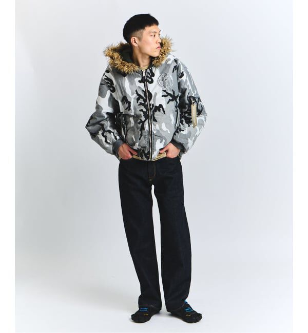 PULP「FAF x FOSTEX MCD EXCLUSIVE HOODED BOMBER BLOUSON」|ブルゾン・スタジャン|