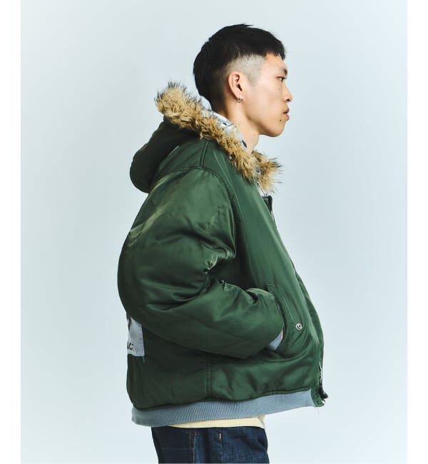 PULP「FAF x FOSTEX MCD EXCLUSIVE HOODED BOMBER BLOUSON」|ブルゾン・スタジャン|