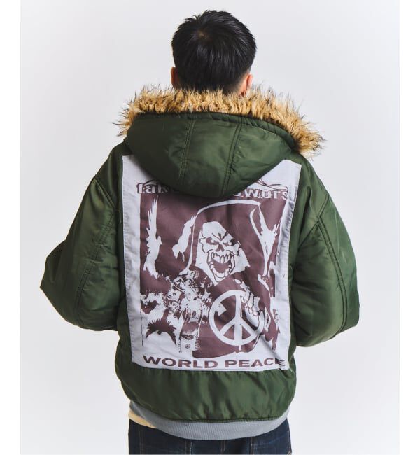 PULP「FAF x FOSTEX MCD EXCLUSIVE HOODED BOMBER BLOUSON」|ブルゾン・スタジャン|