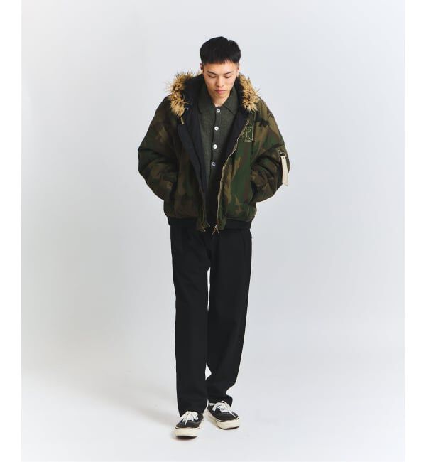 PULP「FAF x FOSTEX MCD EXCLUSIVE HOODED BOMBER BLOUSON」|ブルゾン・スタジャン|