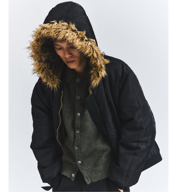 PULP「FAF x FOSTEX MCD EXCLUSIVE HOODED BOMBER BLOUSON」|ブルゾン・スタジャン|