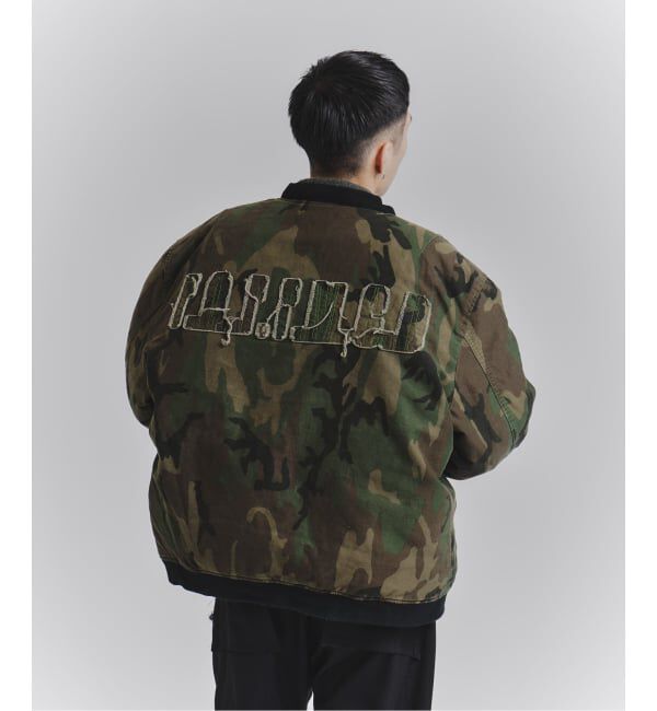 PULP「FAF x FOSTEX MCD EXCLUSIVE HOODED BOMBER BLOUSON」|ブルゾン・スタジャン|