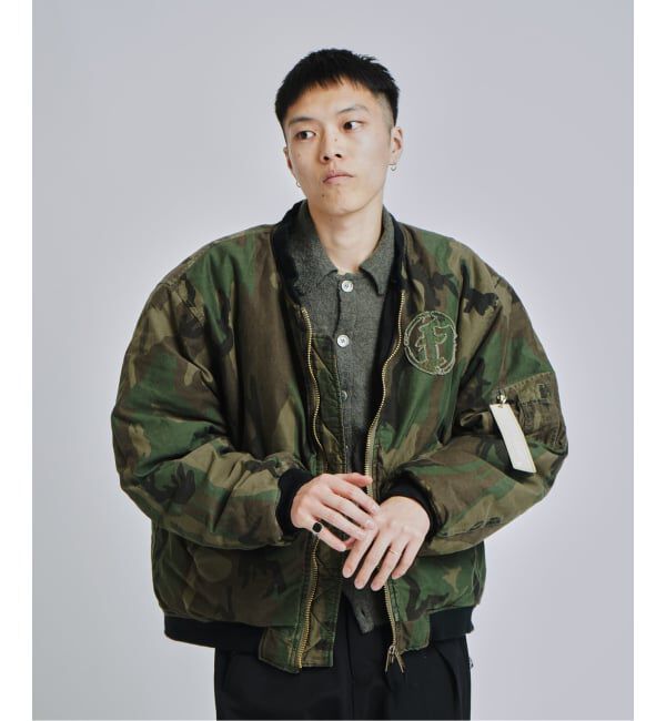 PULP「FAF x FOSTEX MCD EXCLUSIVE HOODED BOMBER BLOUSON」|ブルゾン・スタジャン|