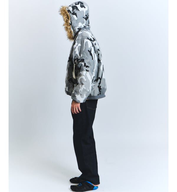 PULP「FAF x FOSTEX MCD EXCLUSIVE HOODED BOMBER BLOUSON」|ブルゾン・スタジャン|