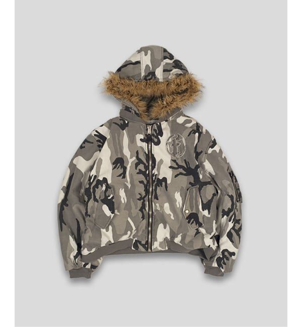 PULP「FAF x FOSTEX MCD EXCLUSIVE HOODED BOMBER BLOUSON」|ブルゾン・スタジャン|