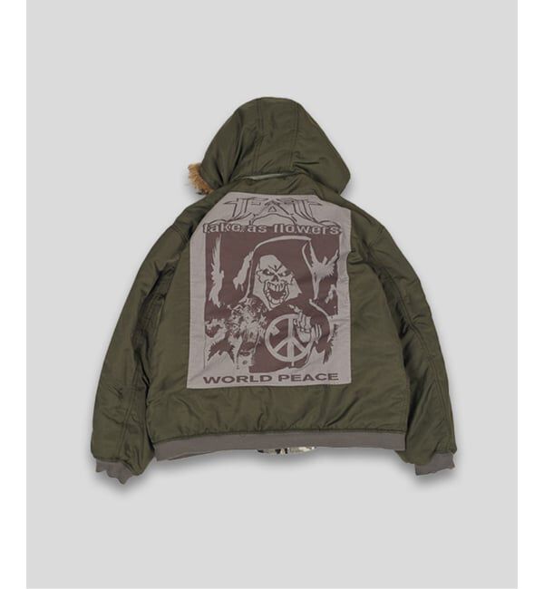 PULP「FAF x FOSTEX MCD EXCLUSIVE HOODED BOMBER BLOUSON」|ブルゾン・スタジャン|