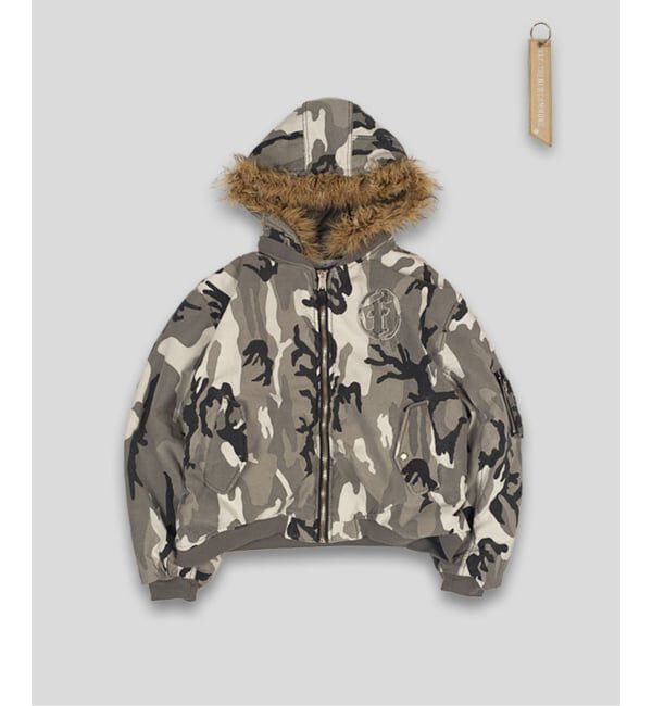 PULP「FAF x FOSTEX MCD EXCLUSIVE HOODED BOMBER BLOUSON」|ブルゾン・スタジャン|