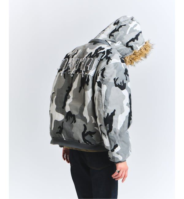 PULP「FAF x FOSTEX MCD EXCLUSIVE HOODED BOMBER BLOUSON」|ブルゾン・スタジャン|