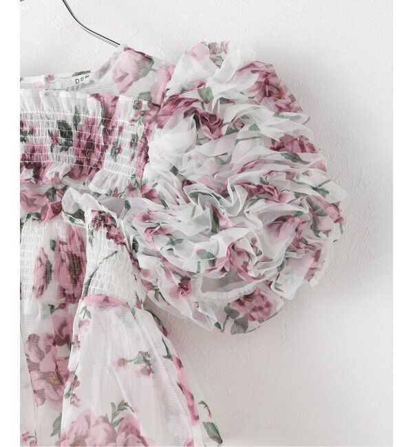 U by SPICK&SPAN「DREAM sister jane/ドリームシスタージェーン Alma FloralRuffle Top」|シャツ・ブラウス|