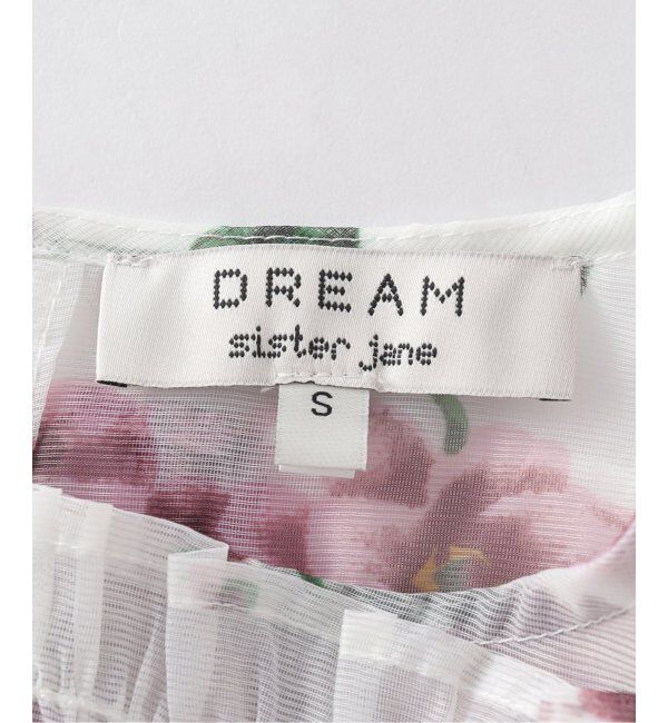 U by SPICK&SPAN「DREAM sister jane/ドリームシスタージェーン Alma FloralRuffle Top」|シャツ・ブラウス|