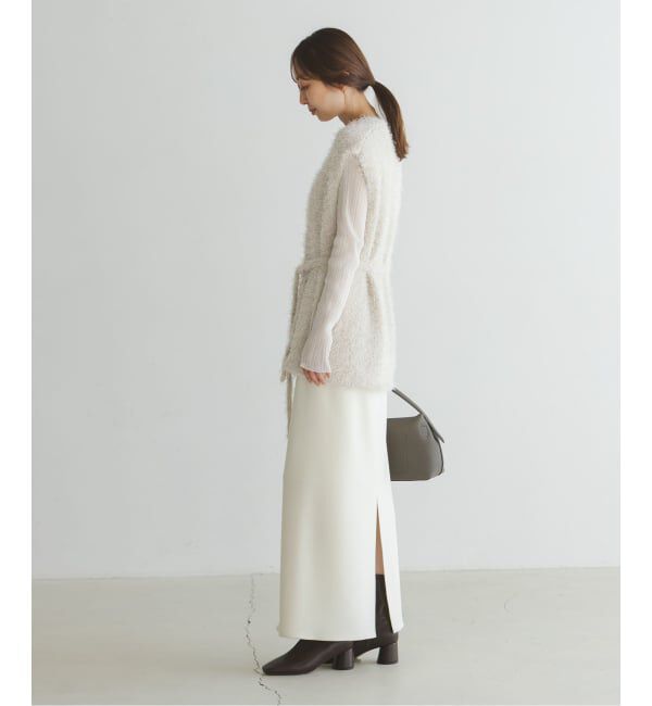 NOBLE「ラメmixシャギーVカーデ」|ニット・セーター|