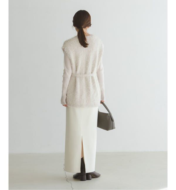 NOBLE「ラメmixシャギーVカーデ」|ニット・セーター|