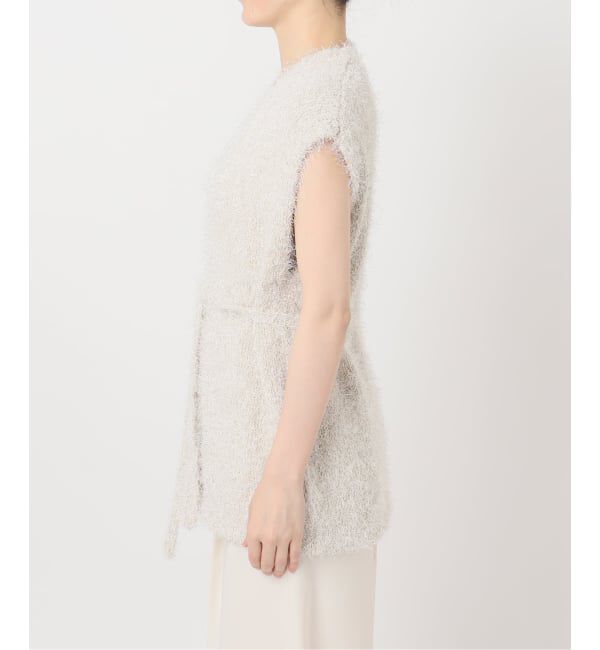 NOBLE「ラメmixシャギーVカーデ」|ニット・セーター|