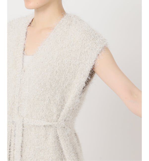 NOBLE「ラメmixシャギーVカーデ」|ニット・セーター|