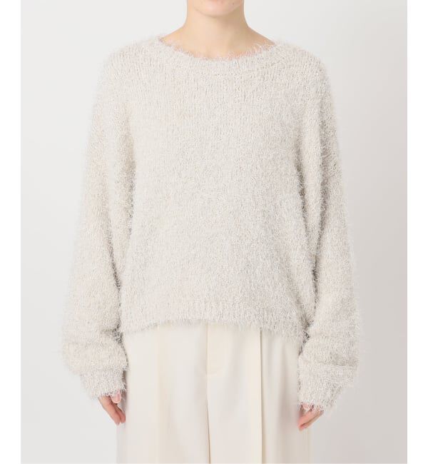 NOBLE「ラメmixシャギープルオーバー」|ニット・セーター|
