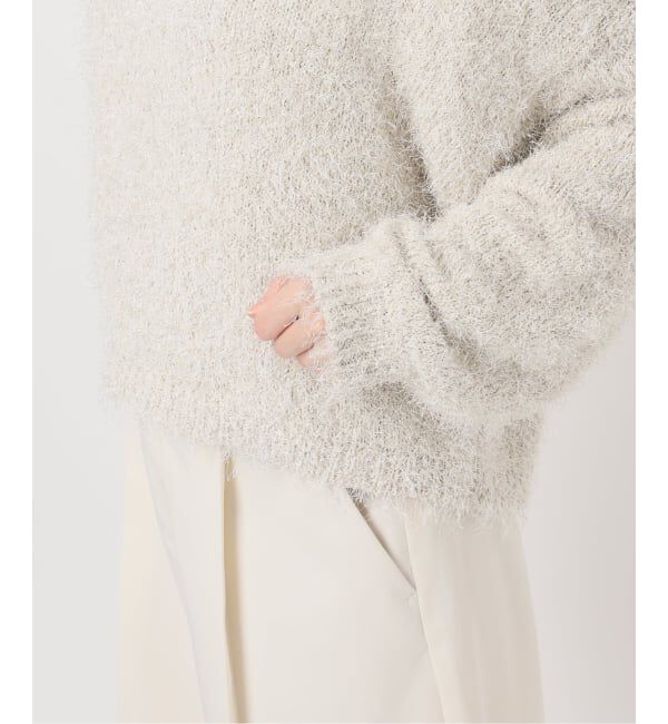 NOBLE「ラメmixシャギープルオーバー」|ニット・セーター|