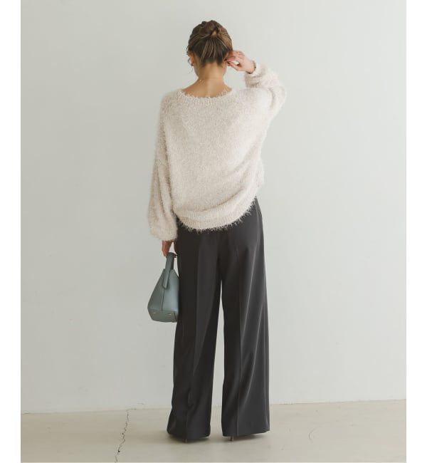 NOBLE「ラメmixシャギープルオーバー」|ニット・セーター|