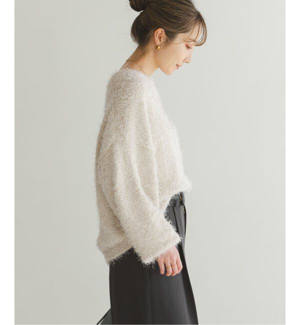 NOBLE「ラメmixシャギープルオーバー」|ニット・セーター|