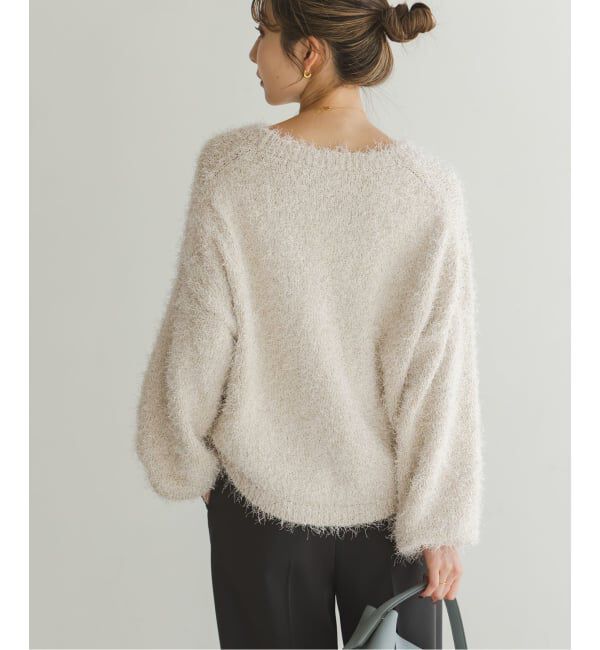 NOBLE「ラメmixシャギープルオーバー」|ニット・セーター|