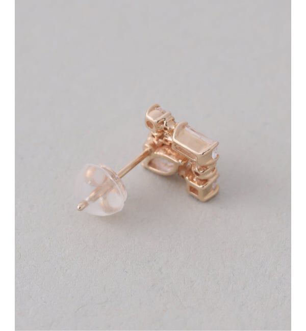 Lilas by Spick&Span「《WEB限定》MIXスクエアピアス K10（両耳）」|ピアス|