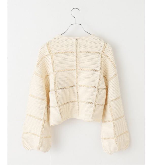 NOBLE「パターンニットウインドペンカーディガン」|カーディガン|