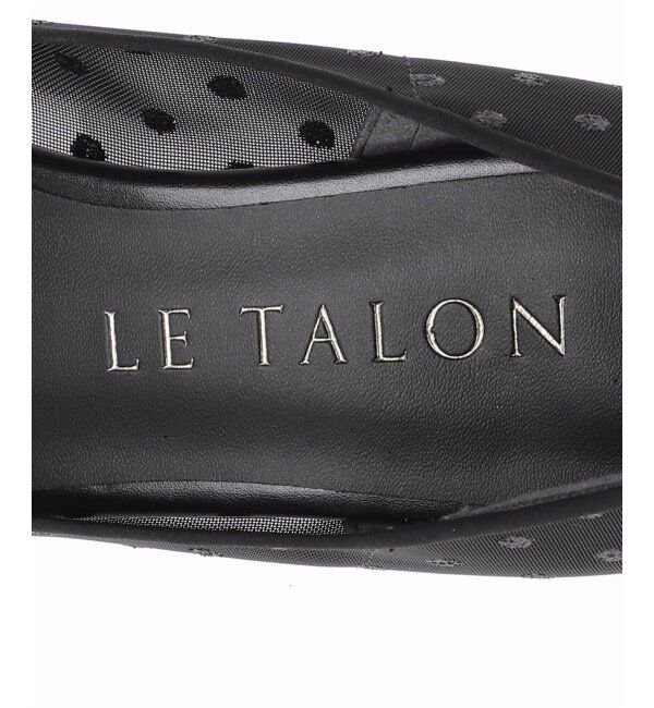  「《追加》5cmポインテッドチュールドットパンプス」|パンプス|