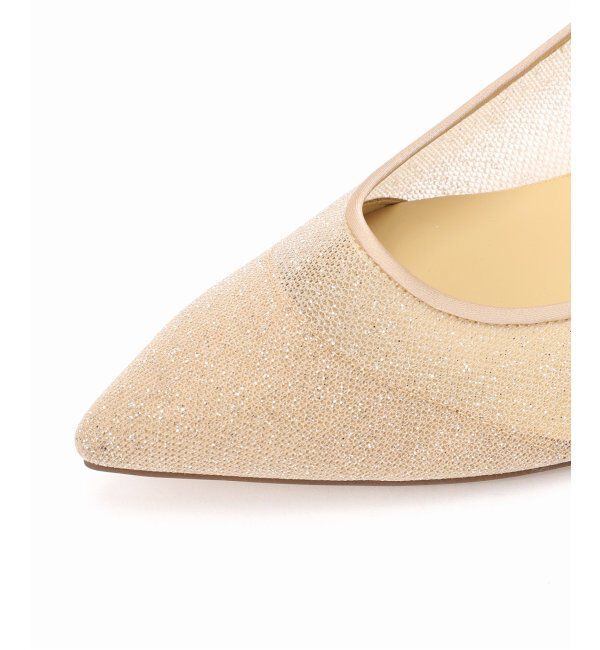  「《追加》5cmポインテッドチュールドットパンプス」|パンプス|