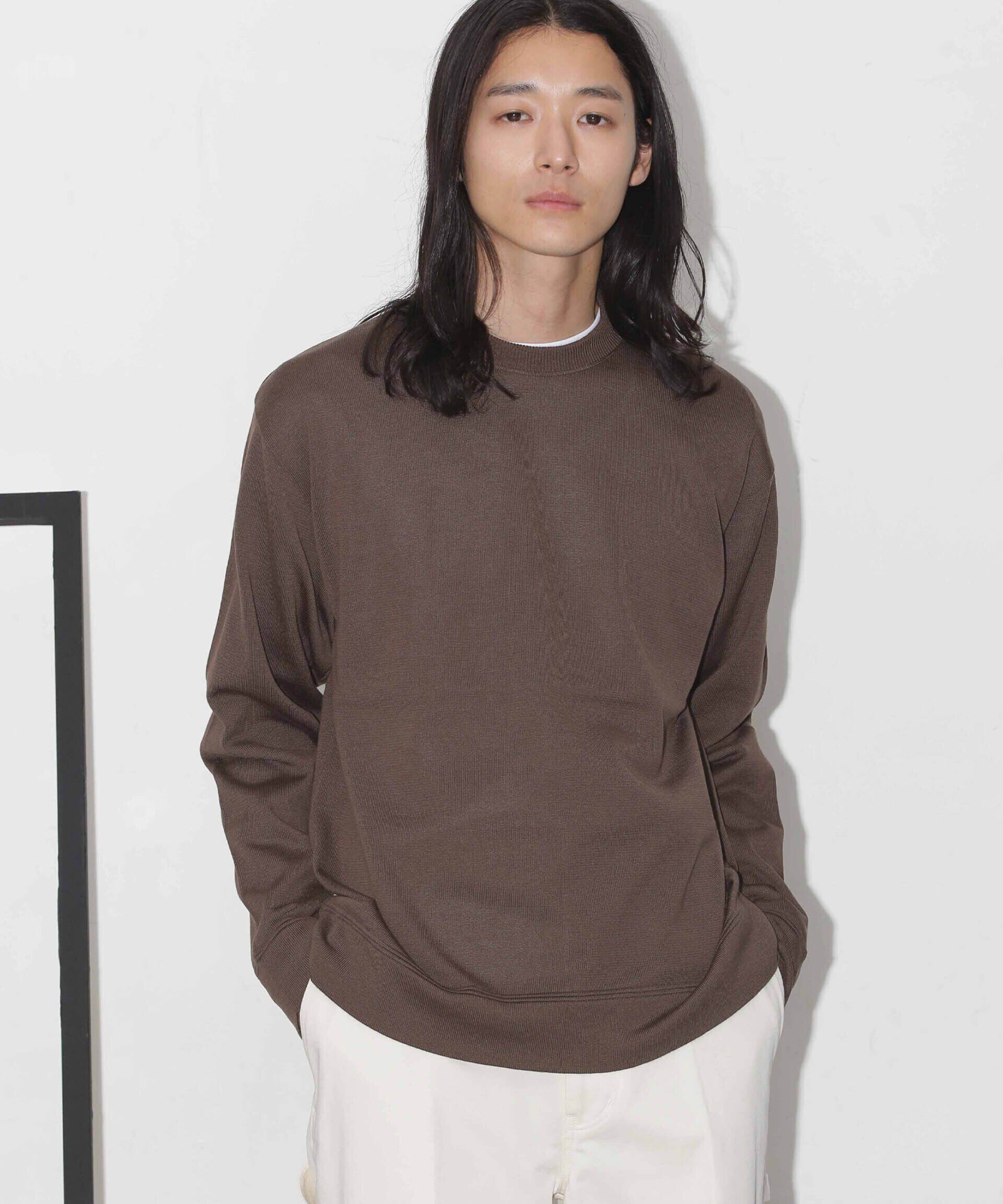 nano･universe「「タフニット」ジャケT ロングスリーブ」|ニット・セーター|