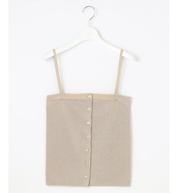 自由区「【洗える】ドライコットンハイゲージニット ビスチェ」|その他|