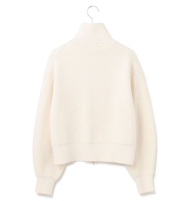 23区「【洗える】コットンリリー ニットブルゾン」|ブルゾン・スタジャン|