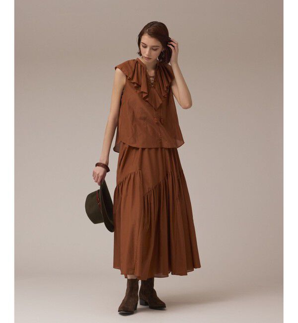 GRACE CONTINENTAL「コットンシルクカフタントップ」|シャツ・ブラウス|