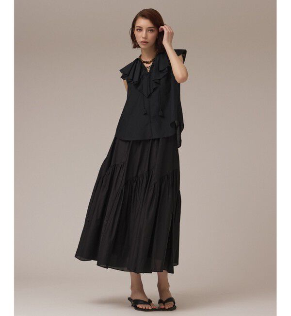 GRACE CONTINENTAL「コットンシルクカフタントップ」|シャツ・ブラウス|