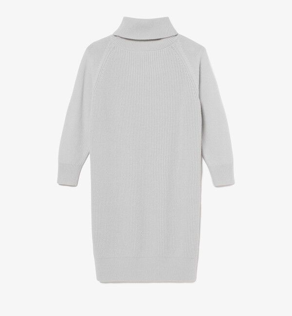 LACOSTE「ミドルゲージタートルネックニットドレス」|ワンピース|