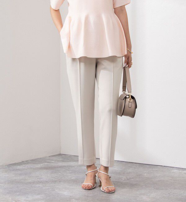 NOLLEY'S sophi「ウォッシャブルライトダンボールイージーパンツ」|その他|ベージュ