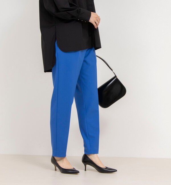 NOLLEY'S「ウォッシャブル裏起毛タックスリムパンツ」|その他|