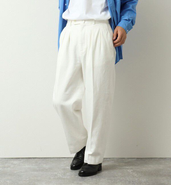 WORK ABOUT「NSOK デニム2タックワイドパンツ 25SS」|デニム|